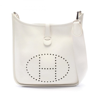 HERMES Evelyne 3 PM Shoulder crossbody Bag M 056277CK Taurillon Clemence SHW WT