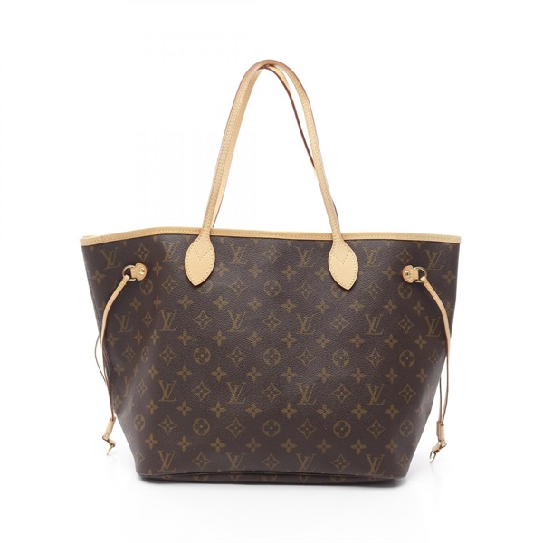 LOUIS VUITTON Neverfull MM Tote shoulder Bag M40156 Monogram leather Brown Used