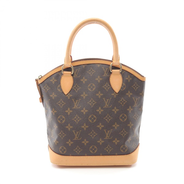 LOUIS VUITTON Lockit Hand bag M40102 Monogram leather Brown Used