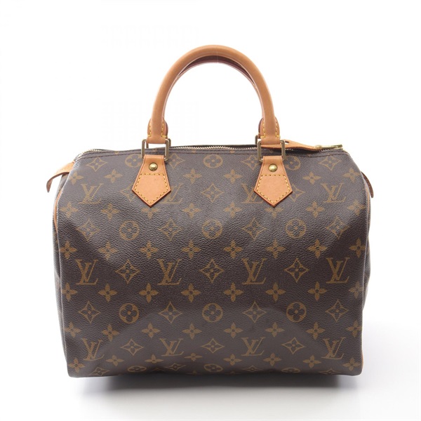 LOUIS VUITTON Speedy 30 Hand bag M41526 Monogram leather Brown Used