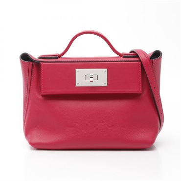 HERMES 24 24 21 Mini Verso 2way shoulder crossbody Hand bag Z 082817CK Evercolor