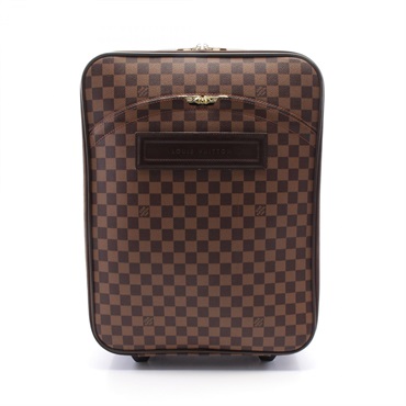 LOUIS VUITTON Pegas 45 travel Bag suitcase N23293 Damier leather Ebene Used