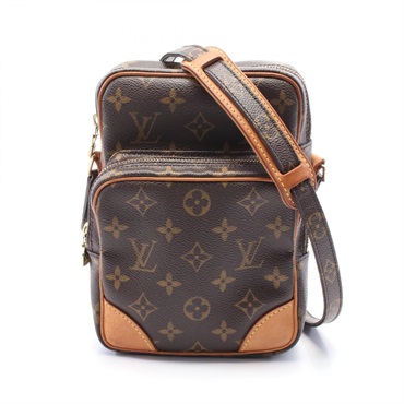 LOUIS VUITTON Amazon Shoulder crossbody Bag M45236 Monogram leather Brown Used