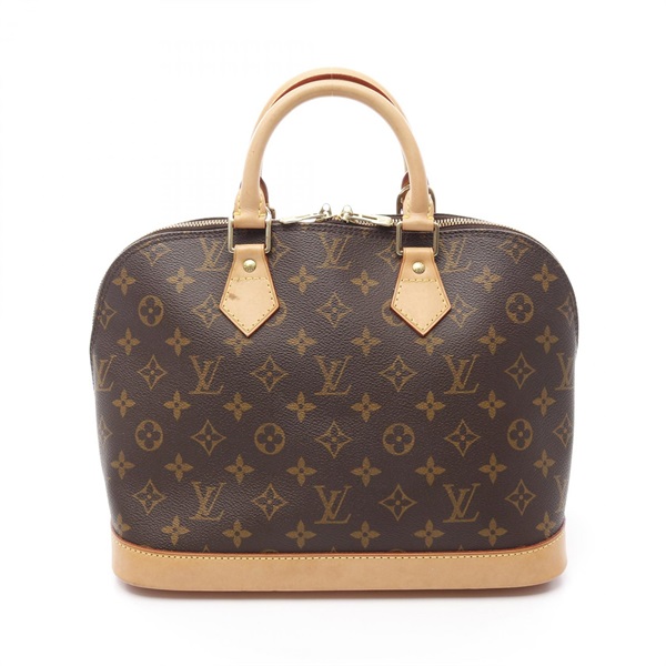 LOUIS VUITTON Alma PM Hand bag M51130 Monogram leather Brown Used LV