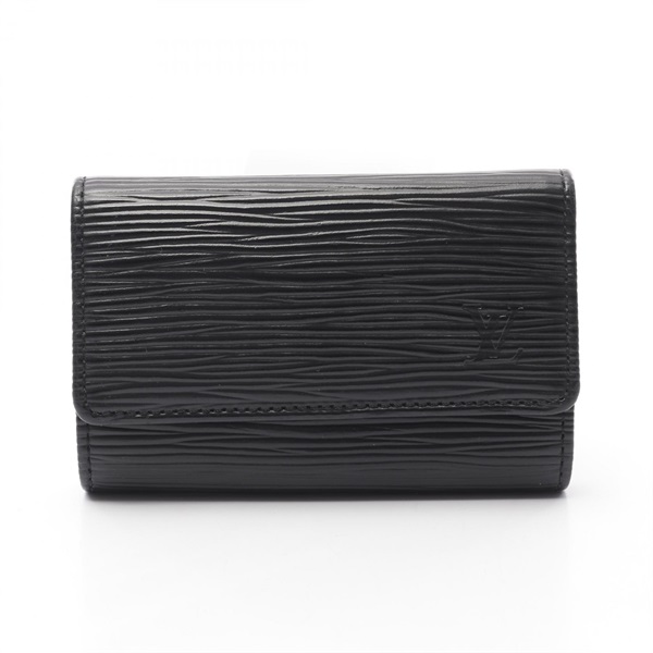 LOUIS VUITTON Multicles 6 key holder case M63812 Epi leather Black Used Women LV