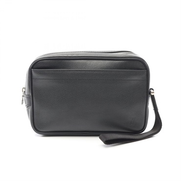 LOUIS VUITTON Kalga business clutch bag M30812 Taiga leather Ardoise Used mens