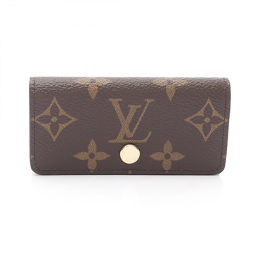 LOUIS VUITTON Multicles 4 key holder case M69517 Monogram canvas Brown Used LV