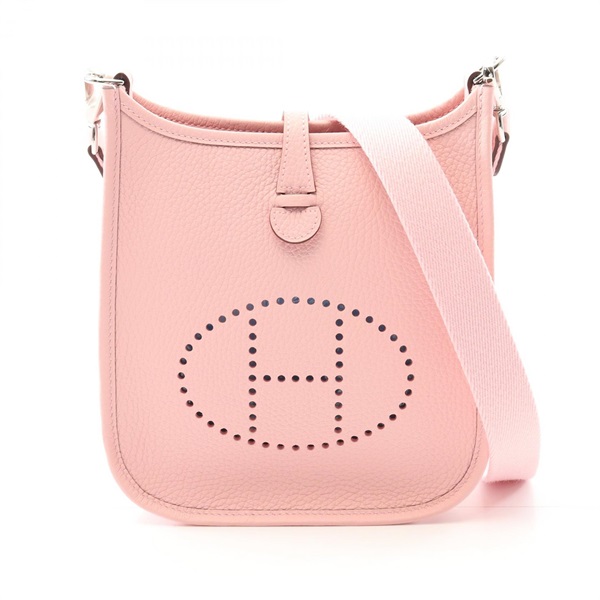 HERMES Evelyne TPM Amazon Shoulder crossbody Bag W Taurillon Clemence pink SHW