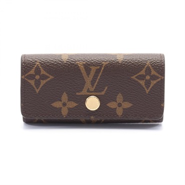 LOUIS VUITTON Multicles 4 key holder case M69517 Monogram Brown Used
