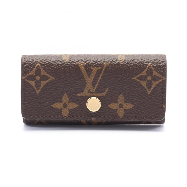 LOUIS VUITTON Multicles 4 key holder case M69517 Monogram Brown Used