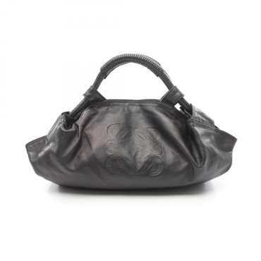 LOEWE Nappa Aire Handbag 309 82 103 leather Black Used Women