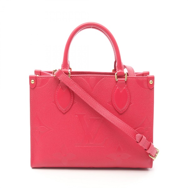LOUIS VUITTON On the Go PM Tote Bag M45660 Monogram empreinte Freesia Used Women