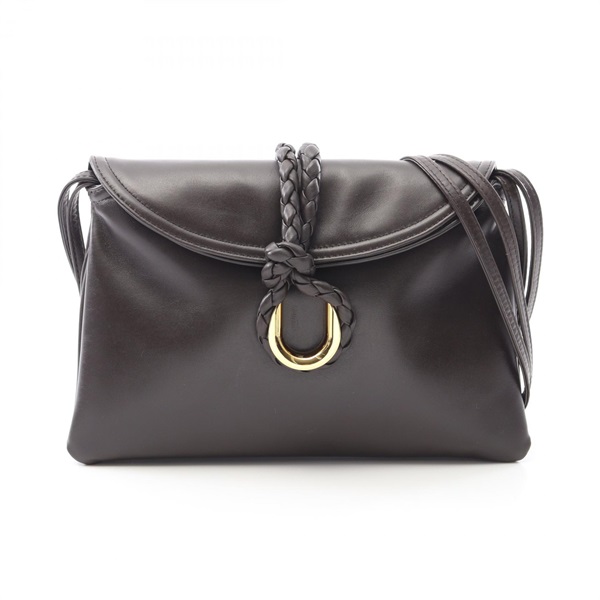 BOTTEGA VENETA Small Liberta Fondente Shoulder Bag 806030V4SJ1leather Brown NEW