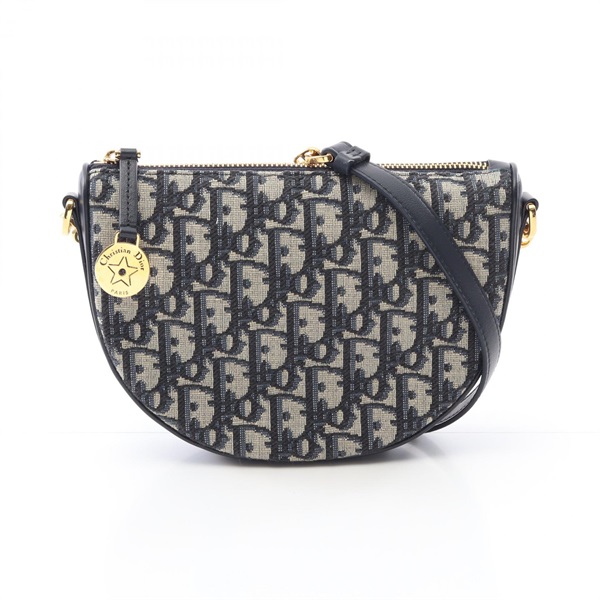 Christian Dior Diorstar Callisto Oblique Shoulder Bag S3206UTZQM928 denim Black