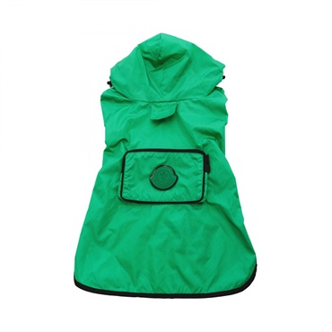 MONCLER MANTELLA Dog Raincoat 3G60600541558922 Nylon Green NEW