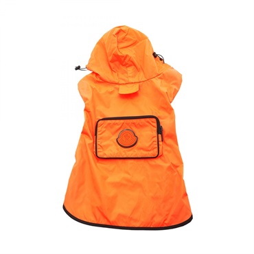 MONCLER MANTELLA Dog Raincoat wear 3G606005415532K2 Nylon Orange NEW unisex