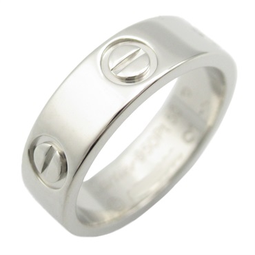 CARTIER Love Ring Pt950 Platinum Used unisex US size 5.25 #50