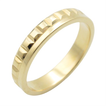 Boucheron Quatre Radiant Half Ring 18KYG Yellow Gold Used Unisex US size 7.5 #56