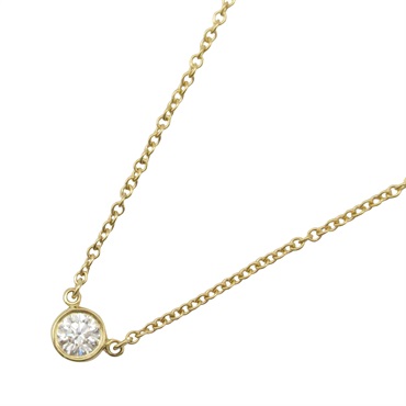 TIFFANY＆CO By the Yard Necklace 18KYG Gold Diamond Used women pendant