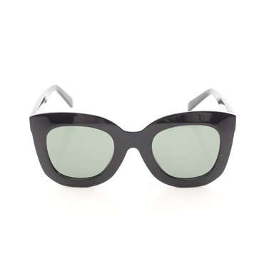 CELINE Sunglasses 4005FN 01N Acetate Black Green NEW Women