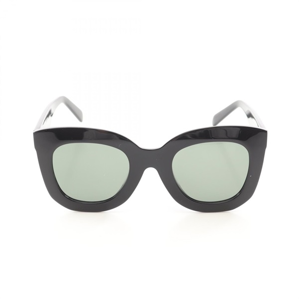 CELINE Sunglasses 4005FN 01N Acetate Black Green NEW Women