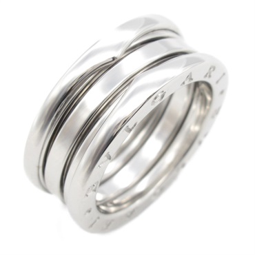 BVLGARI B-zero1 ring 3 bands 18KWG White Gold Used unisex US size 5.5 #51