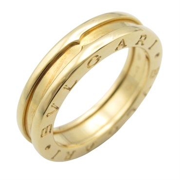 BVLGARI B-zero1 Ring 1 Band 18KYG Yellow Gold Used unisex US size 6.75 #54