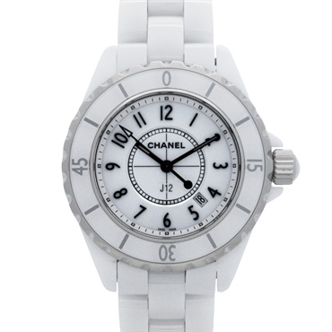 CHANEL J12 Wrist Watch H0968 Quartz ceramic Used Women COCO CC