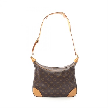 LOUIS VUITTON Boulogne PM Shoulder Bag M51265 Monogram canvas Brown Used Women