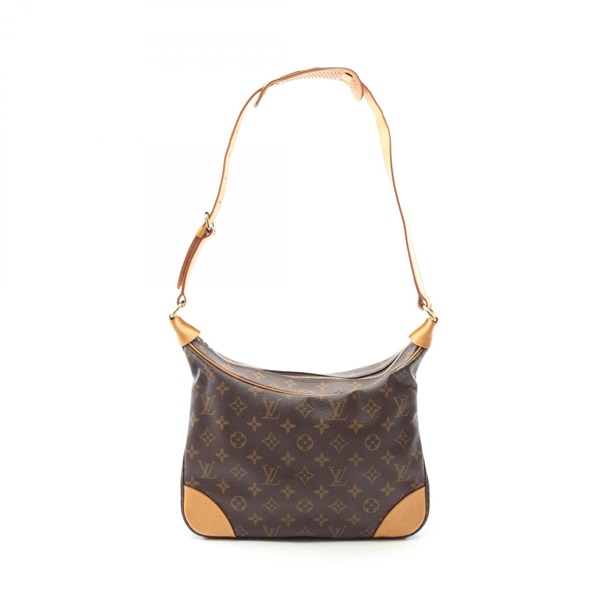 LOUIS VUITTON Boulogne PM Shoulder Bag M51265 Monogram canvas Brown Used Women