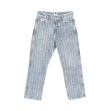 Christian Dior Denim pants jeans 222P03A3512 cotton White Blue Used Women #42
