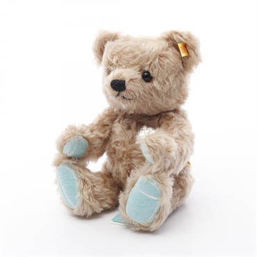 TIFFANY＆CO × Steiff Classic Teddy Bear Mohair cotton Brown Blue Used Women