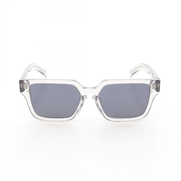 PRADA Sunglasses Eyewear Plastic Black Clear Used Women