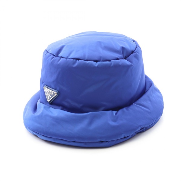 PRADA bucket hat 2HC248 Nylon Blue Used unisex