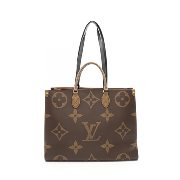 LOUIS VUITTON OnTheGo GM Shoulder Bag M45320 Monogram Giant Canvas Brown Used LV