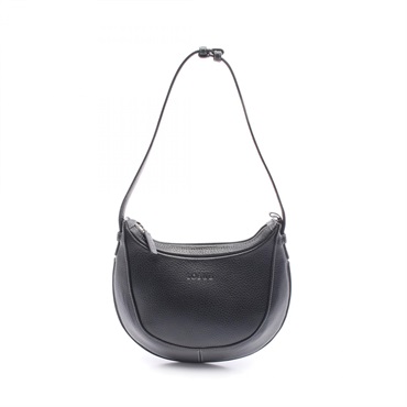 LOEWE Shoulder Bag leather Black Used Women