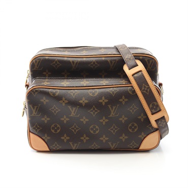 LOUIS VUITTON Nile Crossbody Shoulder Bag M45244 Monogram Canvas Used Women LV