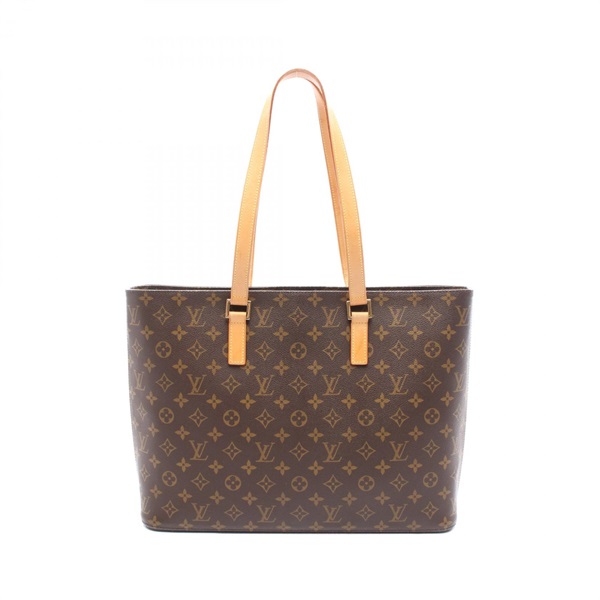 LOUIS VUITTON Luco Shoulder Tote Bag M51155 Monogram Canvas Used Women Brown LV
