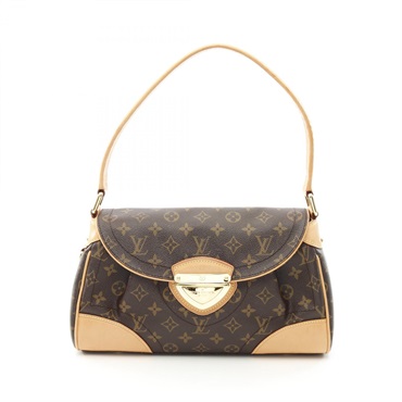 LOUIS VUITTON Beverly MM Shoulder Bag M40121 Monogram canvas Brown Used women