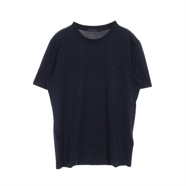 LOUIS VUITTON LV circle T-shirt RM182Q JC8 HAY50W cotton Navy Used Women #M