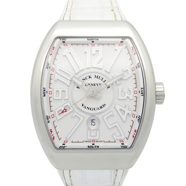 FRANCK MULLER Vanguard Wrist Watch V45SCDT Automatic SS Rubber leather Used mens