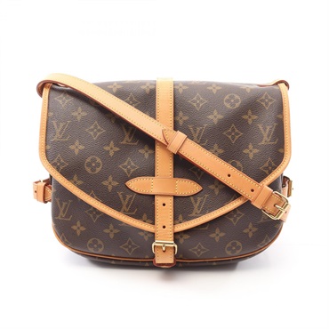 LOUIS VUITTON Saumur 30 Crossbody Shoulder bag M42256 Monogram Canvas Used LV