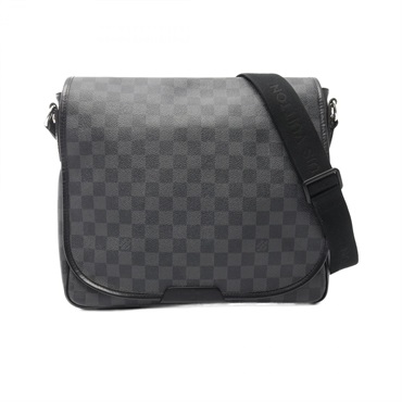 LOUIS VUITTON Daniel MM crossbody Shoulder Bag N58029 Damier graphite BLACK LV