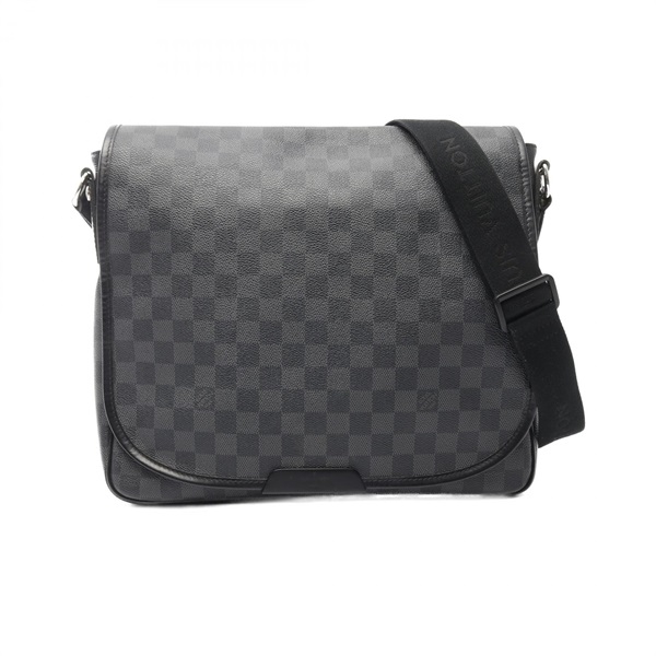 LOUIS VUITTON Daniel MM crossbody Shoulder Bag N58029 Damier graphite BLACK LV
