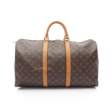 LOUIS VUITTON Keepall 50 Travel Handbag M41426 Monogram Canvas Used Unisex LV