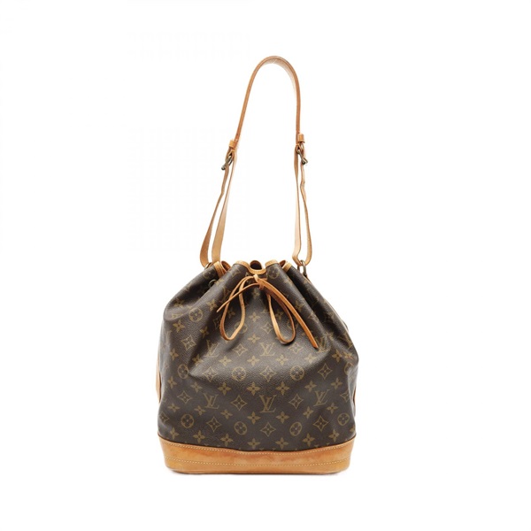 LOUIS VUITTON Noe Shoulder Drawstrings Hand Bag M42224 Monogram Brown Used LV