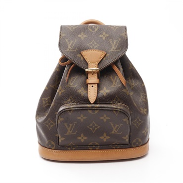 LOUIS VUITTON Mini Montsouris Backpack Rucksack Bag M51137 Monogram Canvas Used