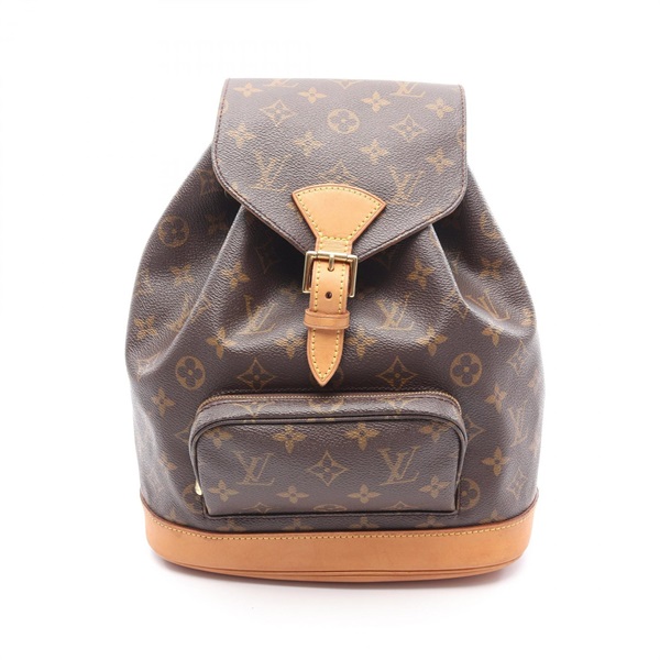 LOUIS VUITTON MontsourisMM Rucksack Backpack M51136 Monogram canvas Used Women