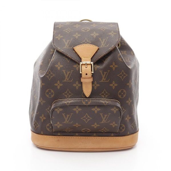 LOUIS VUITTON Montsouris MM Backpack Rucksack Bag M51136 Monogram Canvas Used LV