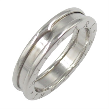 BVLGARI B-zero1 ring 1 band 18KWG White Gold Used unisex US size 6.75 #53